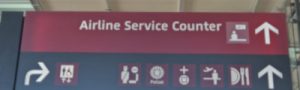airline service counter