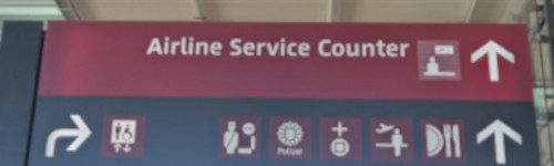 airline service counter