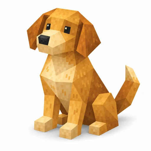 Ein goldbrauner Hund mit Schlappohren, heller Brust und schwarzer Nase.